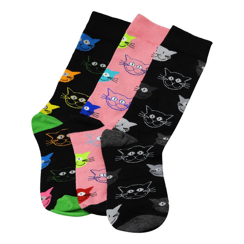 Calcetines Figuras 3pz Unisex/unitalla Marca Lob®