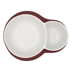 Botanero De Porcelana Con Base De Madera Marca Concepts® Blanco