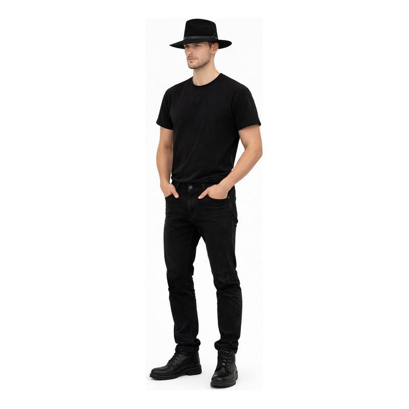 Sombrero Unisex Estilo Fedora De Gamuza Elegante Y Atemporal