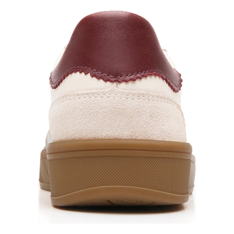 Tenis  Sneaker Casual Dama Mod.134503 Milan Marca Flexi® Algodón Lisa 24.5 Mx