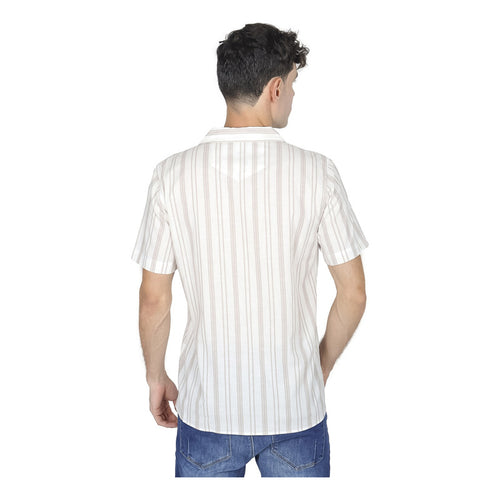 Camisa Para Hombre Mod. B41366 Marca Bobois® Suela Rayas 2xg