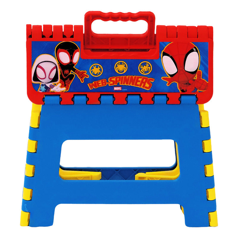 Banco Plegable Estampado Para Niños Marca Fun Kids®envio Liso Multicolor