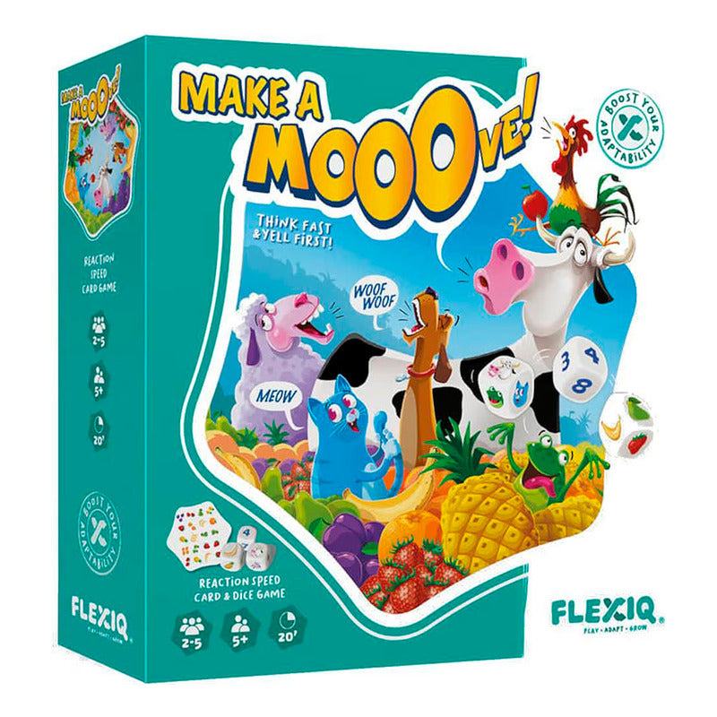 Juego De Mesa Make A Mooove Fxg-103 Marca Flexiq®