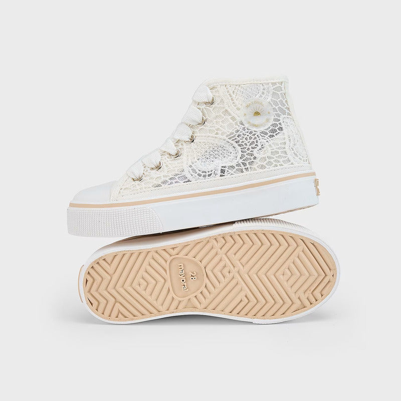 Tenis Tipo Bota Para Niña Mod.43613 Marca Mayoral®