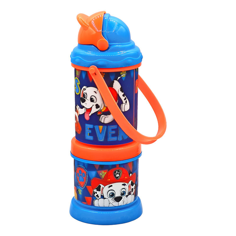 Botella De Agua Con Compartimento Diseño Infantil