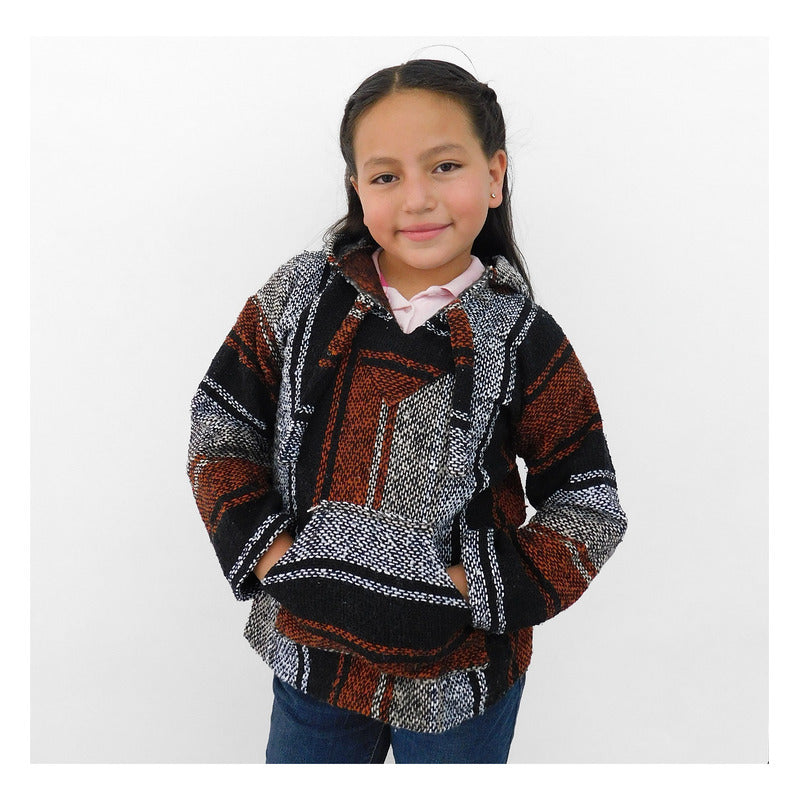 Sudadera Canguro Artesanal De Jerga Infantil
