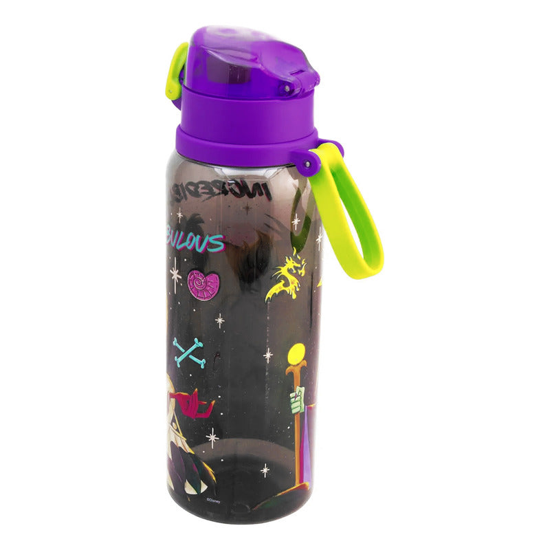 Botella De Agua Ligera Con Asa 900ml Diseños Animados