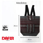 Mochila Artesanal Tejida Tipo Morral Con Bolsillo Frontal 10kg