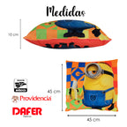 Cojín Reversible Infantil 45x45 Ultra Suave Providencia®