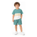 Conjunto Para Niño Short Y Playera Mod.3601 Marca Mayoral® Alga Lisa 2 Años