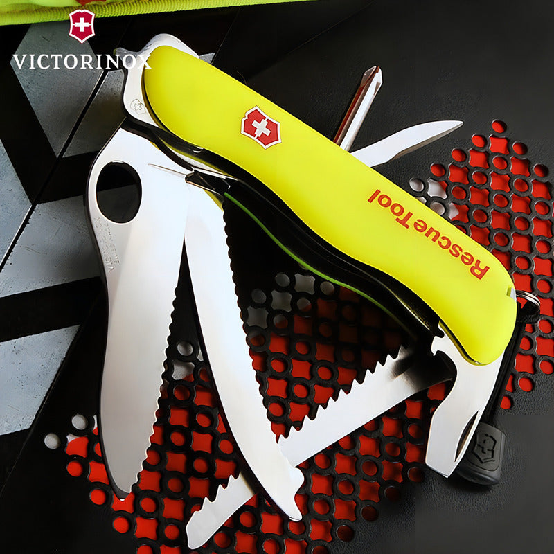 Navaja Con  Funda 0.8623.mwn Multiherramienta Victorinox® Amarillo