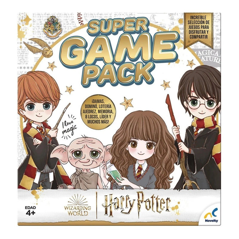 Juego De Mesa Súper Game Harry Potter Set De Juegos Clasicos