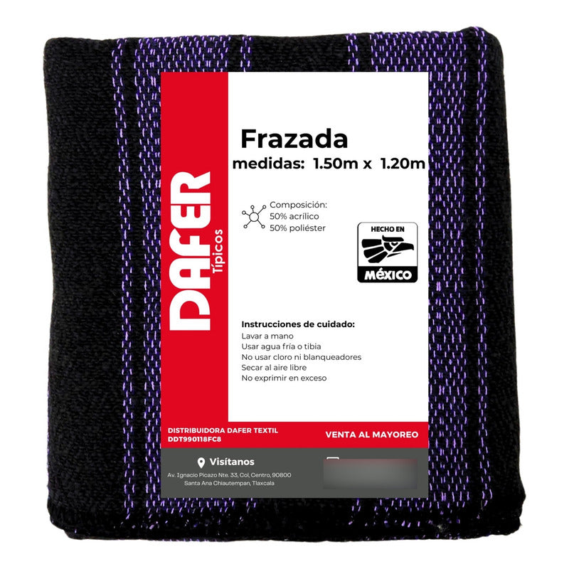 Frazada De Acrilico Afelpada Multiusos 1.20m X 1.50m Mod. Ac