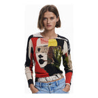 Suéter Diseño Christian Lacroix 25swjf27/9019 Desigual® Multicolor Collage Xs