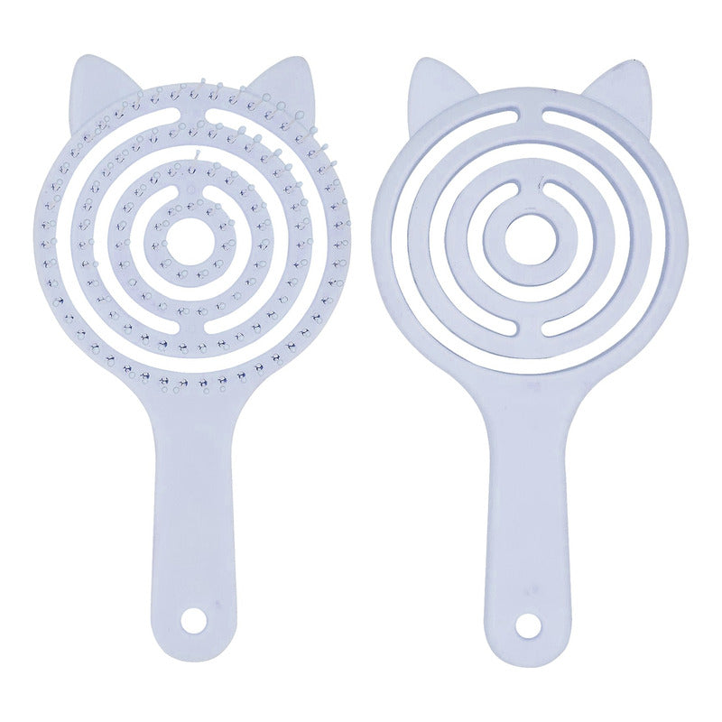 Cepillo Hueco Anti Enredos Cabello Grueso Y Delgado Flori®