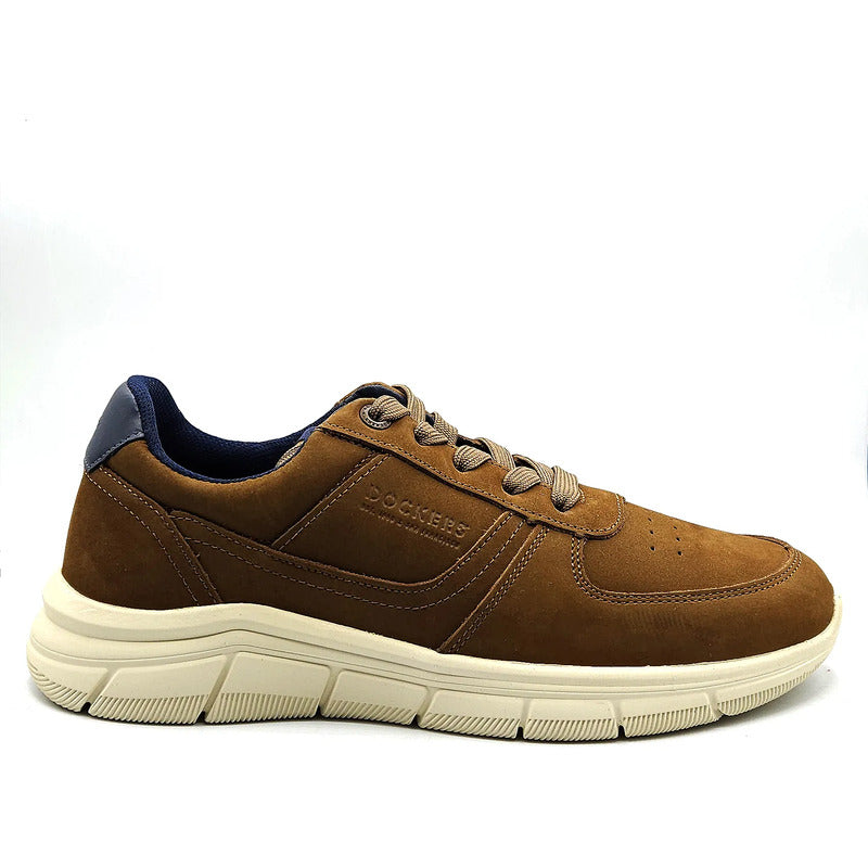 Zapato Tipo Tenis Casual Para Caballero M.d2126761s Dockers® Marrón Lisa 6,0 Mx