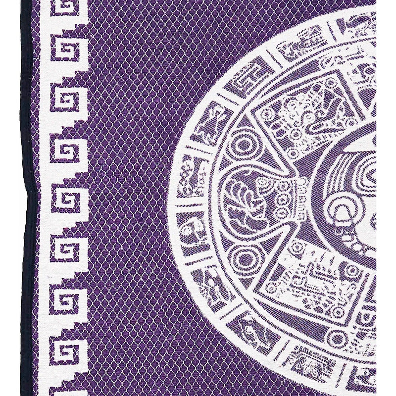 Jorongo Gaban Artesanal Mexicano Colores Calendario Morado Calendario Xg