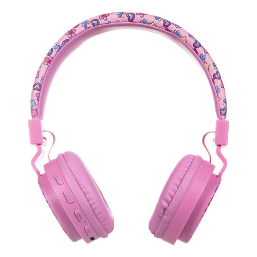 Audífonos Diadema Para Niños Bluetooth Marca Onix® Rosa