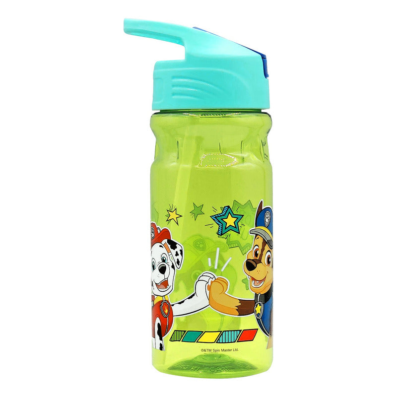 Botella De Agua Ligera Con Manija Para Niños Varios Diseños Paw Patrol 1669-1145
