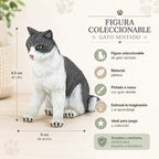 Figura Coleccionable Gato Sentado 54033 Marca Papo®