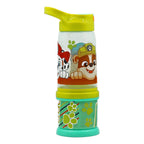 Botella De Agua Con Compartimento Diseño Infantil