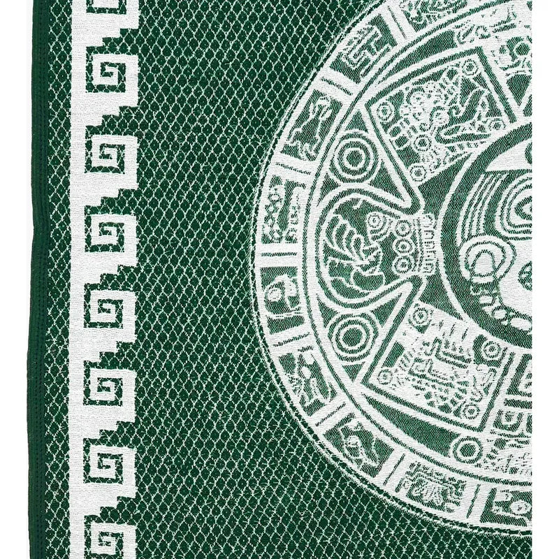 Jorongo Gaban Artesanal Mexicano Colores Calendario Verde Oscuro Calendario Xg