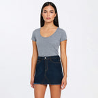Falda De Mezclilla Para Mujer Mod. Ssjsskd Marca Skannda®