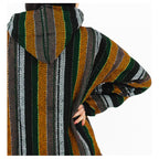 Suéter Poncho Canguro Artesanal Hoodie Acrilico Colores