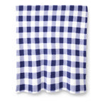 Cobertor Ovejita Ligero Matrimonial 1.80x2.10m Providencia® Multicolor 400 G Cuadros Lila Azulado