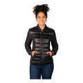 Chamarra Capitonada Mod.dw86-pol7096 De Pluma Greenlander® Negro M Lisa