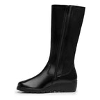 Bota Alta Para Dama Tacón 4 Cm Mod. 104829 Marca Flexi®