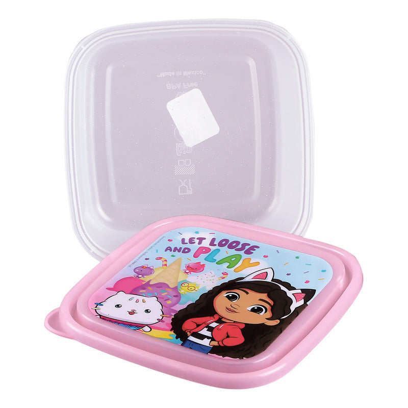 Recipiente Infantil Escolar Para Comida Diseños Varios