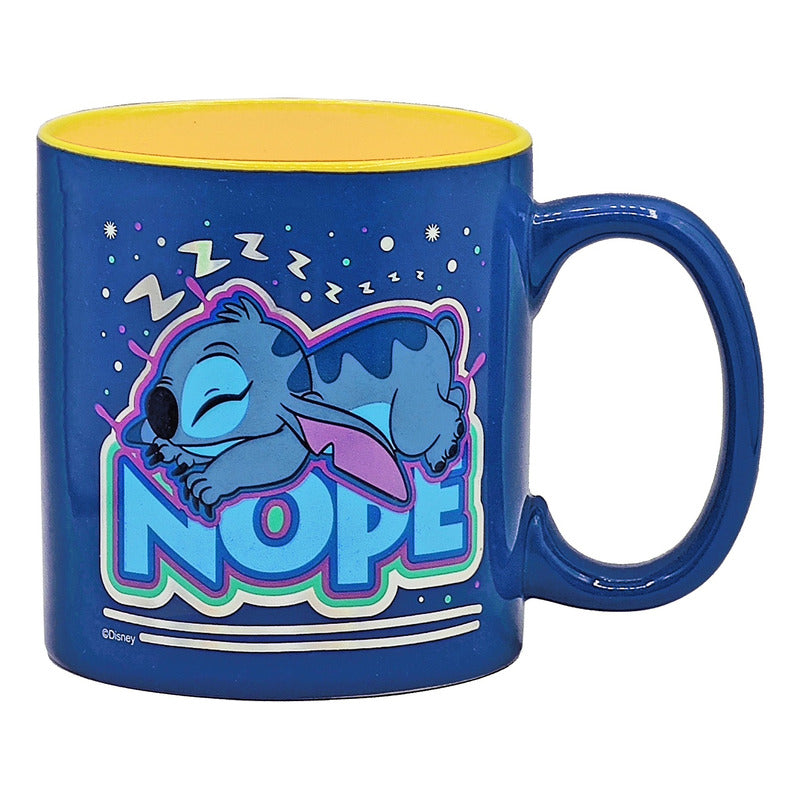 Taza Grande Tarro Metálico Animado Diseños Varios