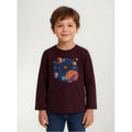Playera Casual Para Niño Mod.4002 Ciruela Marca Mayoral® Ciruela Universo 2 Años Lisa