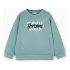 Sudadera Casual Con Bordado Para Niño M.4408 Marca Mayoral® 8 Años Glaciar Lisa