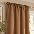 Set De Cortinas 2pz Cortas Viasoft 1.80mx1.18m Vianney® Marrón