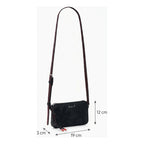 Monedero Bandolera Pequeño Mod. 26sayp14/2000 Desigual® Negro Floreado