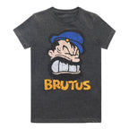Playera Manga Corta Mod.cppm0396 Marca Lob® Gris Oscuro Brutus X1