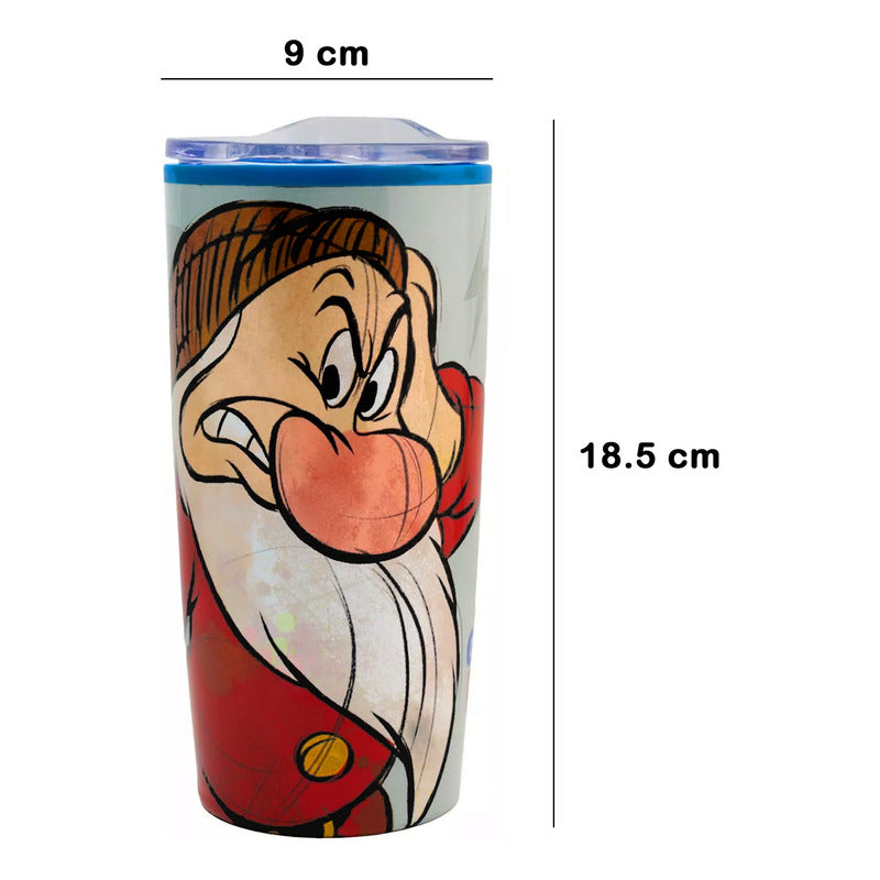 Vaso Termo Con Tapa 450ml Para Adulto Diseños Varios