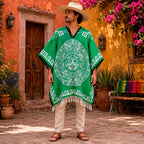Jorongo Gaban Artesanal Mexicano Colores Calendario Lima Calendario Xg