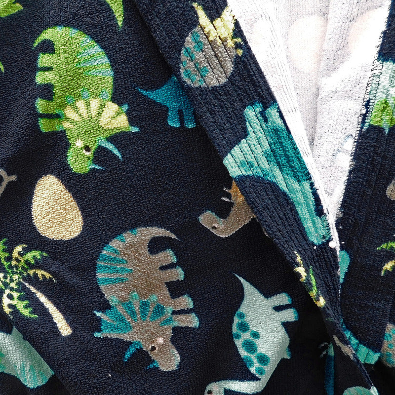 Bata De Baño Microfibra Estampada Diseños Animados