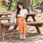 Pantalón Largo Ancho Para Niña Mod.3587 Marca Mayoral® Melocoton Lisa 4 Años