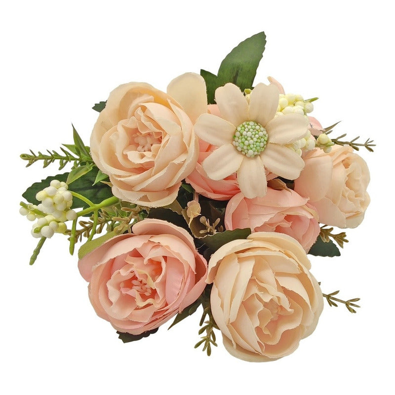 Ramo Mediano De Flores Artificiales Decoración Interiores