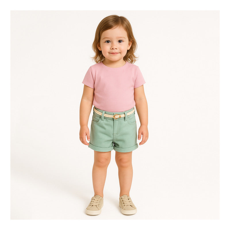 Short Con Cinto Para Niña Mod.234 Marca Mayoral®