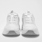 Tenis Urbano Escolar Para Hombre Mod.422404 Marca Flexi® Blanco Lisa 25.5 Mx