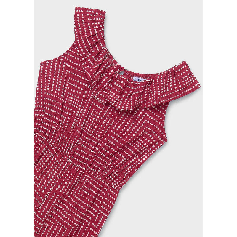 Jumpsuit Para Niña Mod.6857 Marca Mayoral® Paprika 18 Años
