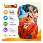 Cobertor Ligero Super Suave Matrimonial Diseños Providencia® Dragon Ball Z 850 G Multicolor