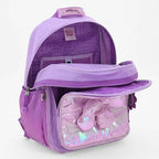 Mochila Con Flor 3d Happy Girl Mod. Hg70328 Marca Chenson® Lila Floreado