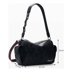 Bolso Mediano Con Bordado Para Mujer 26saxpap/2000 Desigual® Negro Bordado Níquel