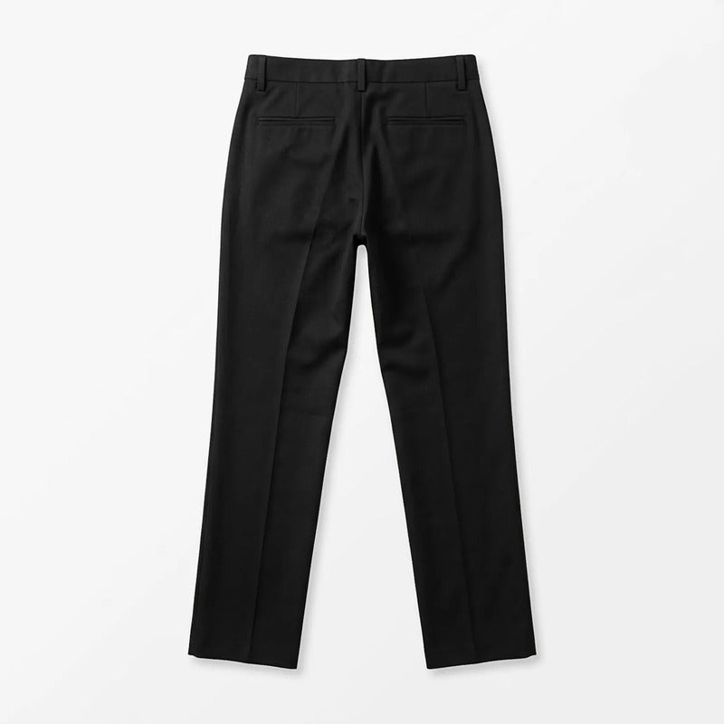 Pantalón Para Hombre Formal Bolsillo Oculto G61301 Bobois® Negro Lisa 32